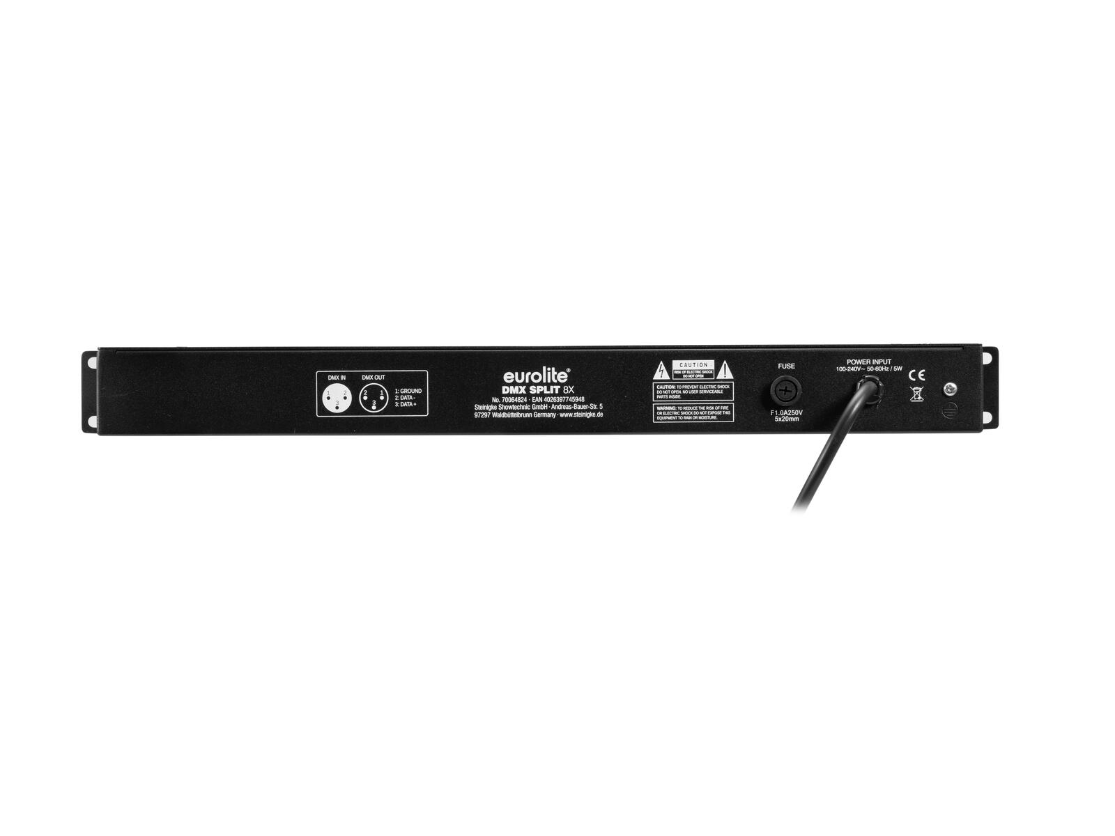 EUROLITE DMX Split 8X Splitter 3pin - Afbeelding 4