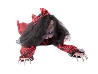 EUROPALMS Halloween Figure Crawling Mathilda, animated, 110cm