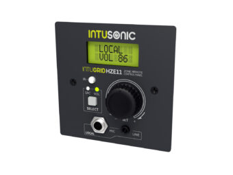 INTUSONIC HZE11 Zone Remote Control Panel